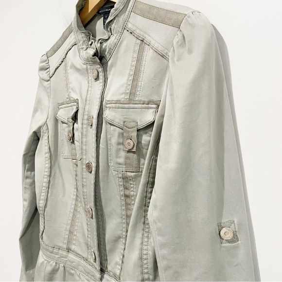 WHBM Peplum Cargo Field Jacket Size 4 - Picture 4 of 12